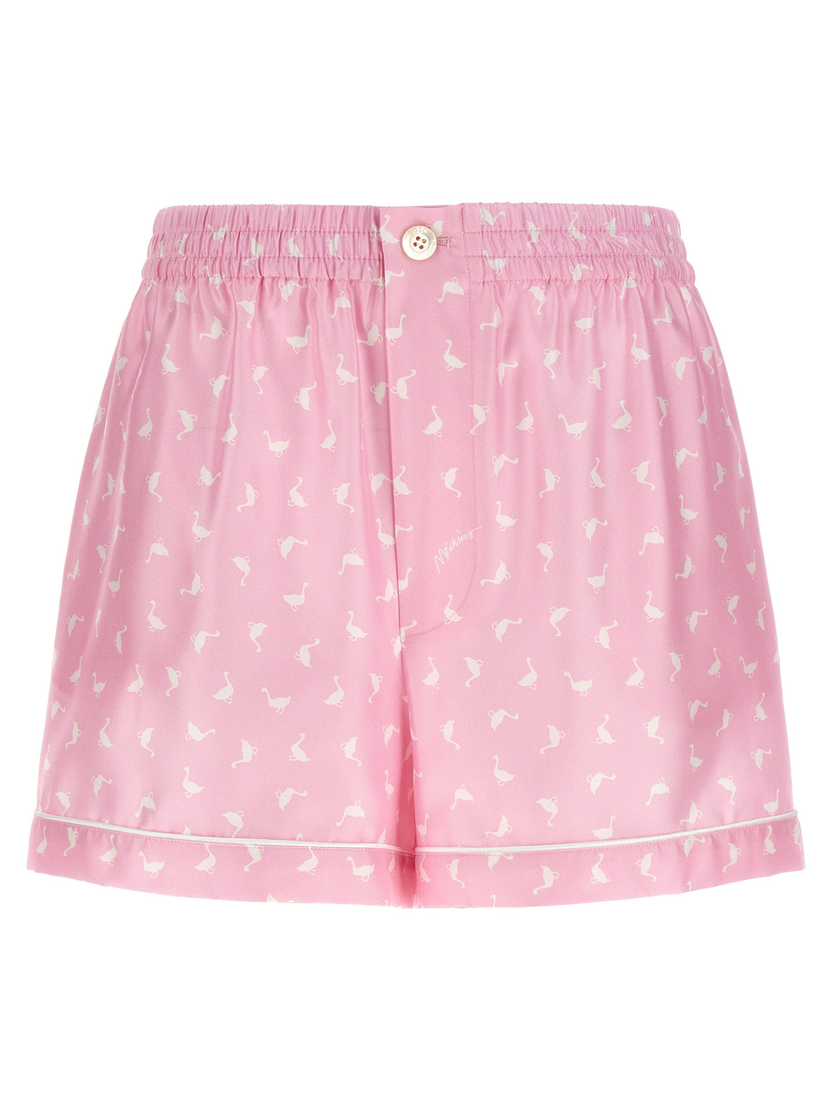 Moschino Multicolor Silk Bermuda Shorts for Women