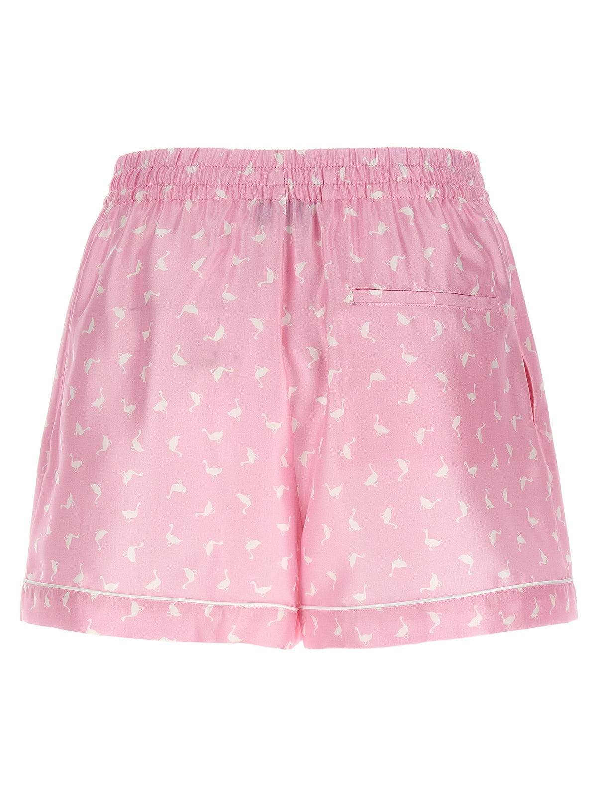 Moschino Multicolor Silk Bermuda Shorts for Women