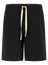 Shorts bermudas Jil Sander en coton noir