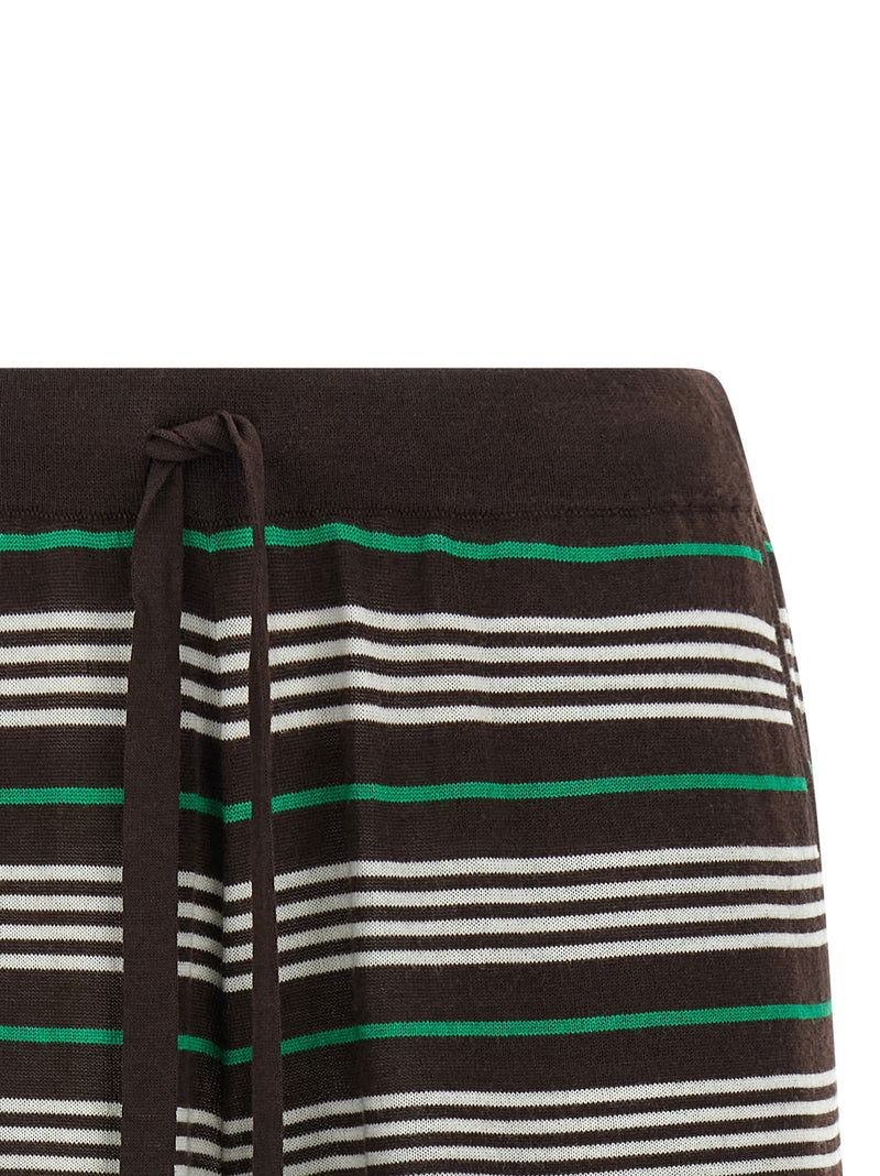 P.A.R.O.S.H. Brown Wool Bermuda Shorts