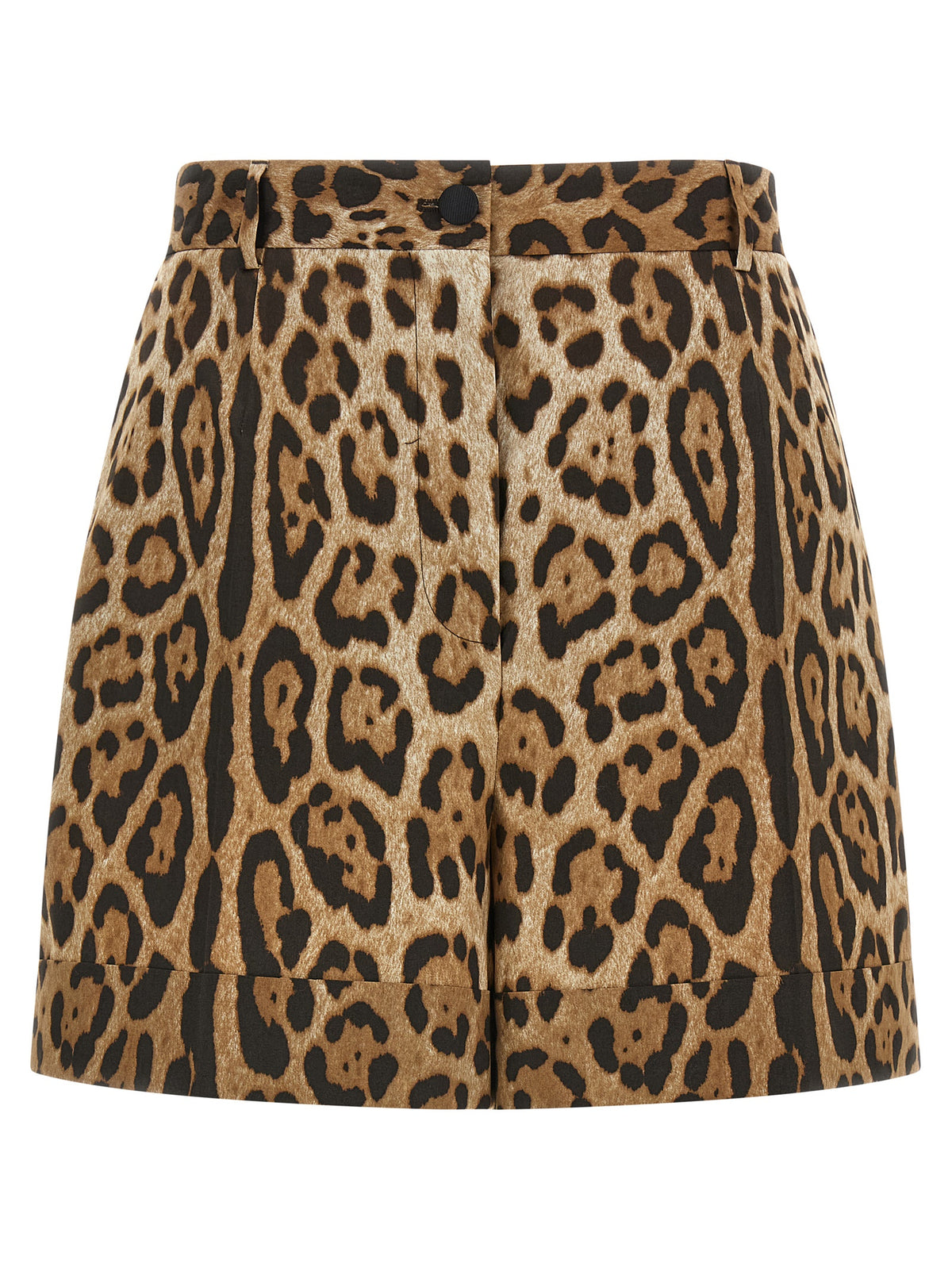 Dolce & Gabbana Brown Cotton Bermuda Shorts for Women