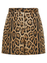 Dolce & Gabbana Brown Cotton Bermuda Shorts for Women