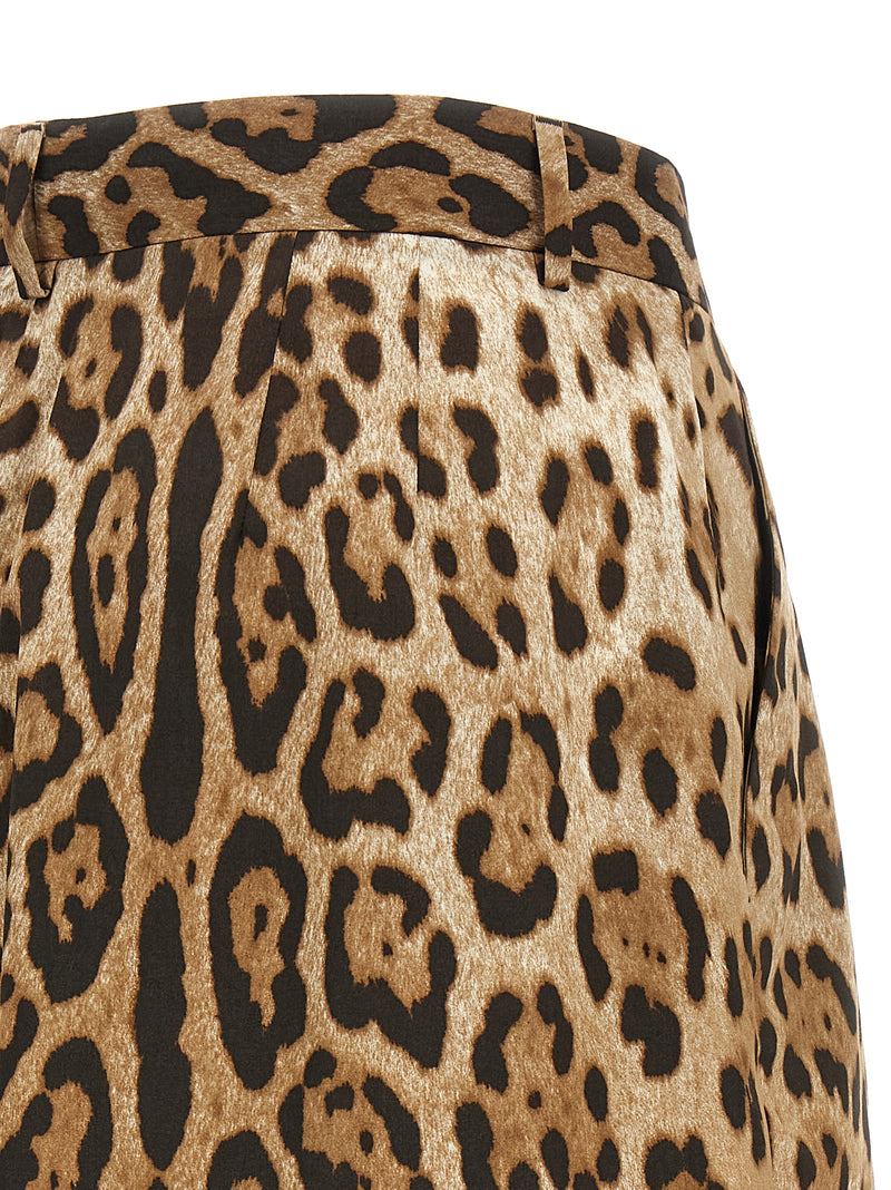 Dolce & Gabbana Brown Cotton Bermuda Shorts for Women