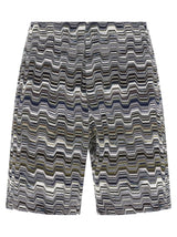 Missoni Bicolor Cotton Bermuda Shorts - Stylish & Comfortable