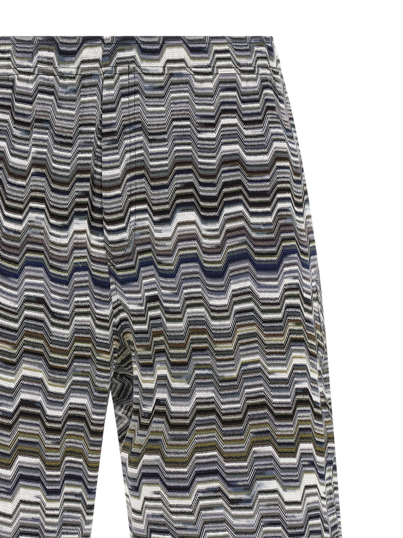 Missoni Bicolor Cotton Bermuda Shorts for Men