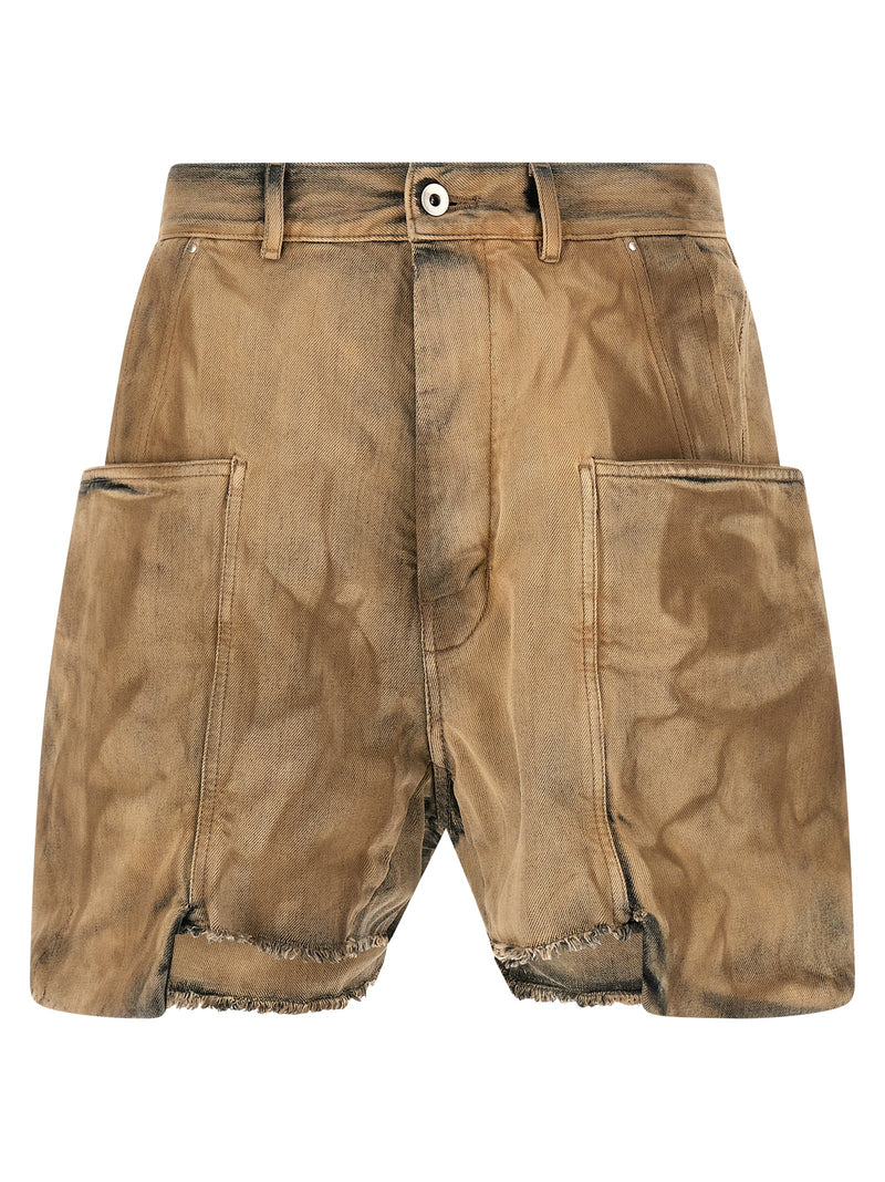 Shorts bermudas DRKSHDW en coton beige