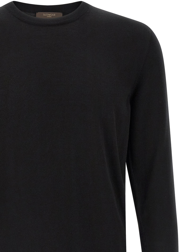 Cardigan ZANONE en coton noir