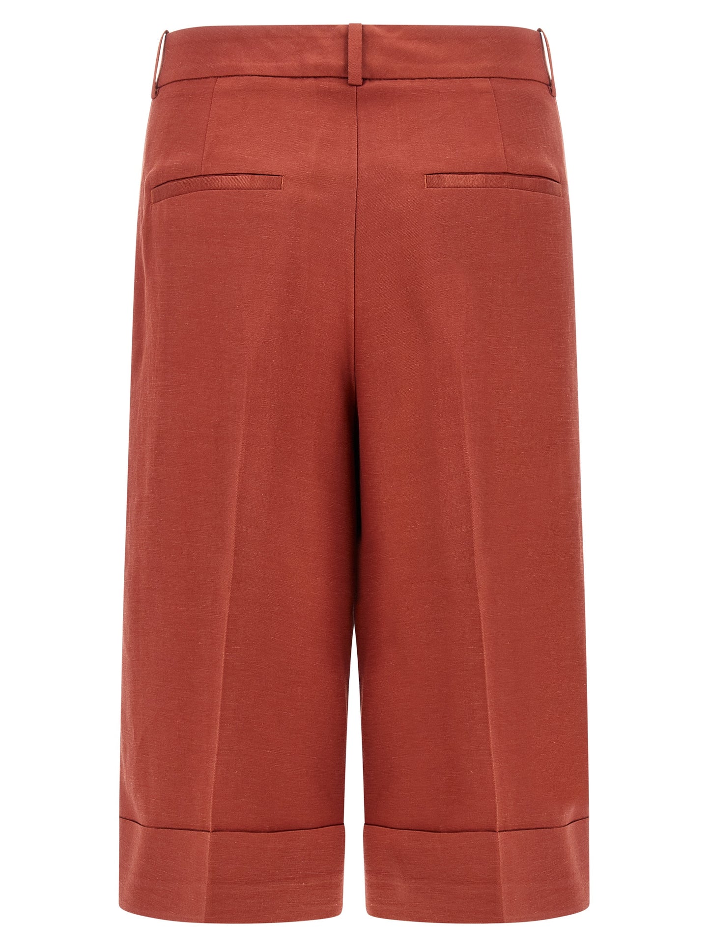 Peserico Multicolor Viscose Bermuda Shorts