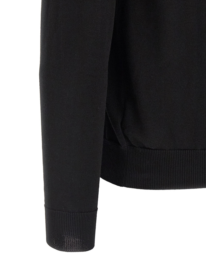 Cardigan ZANONE en coton noir