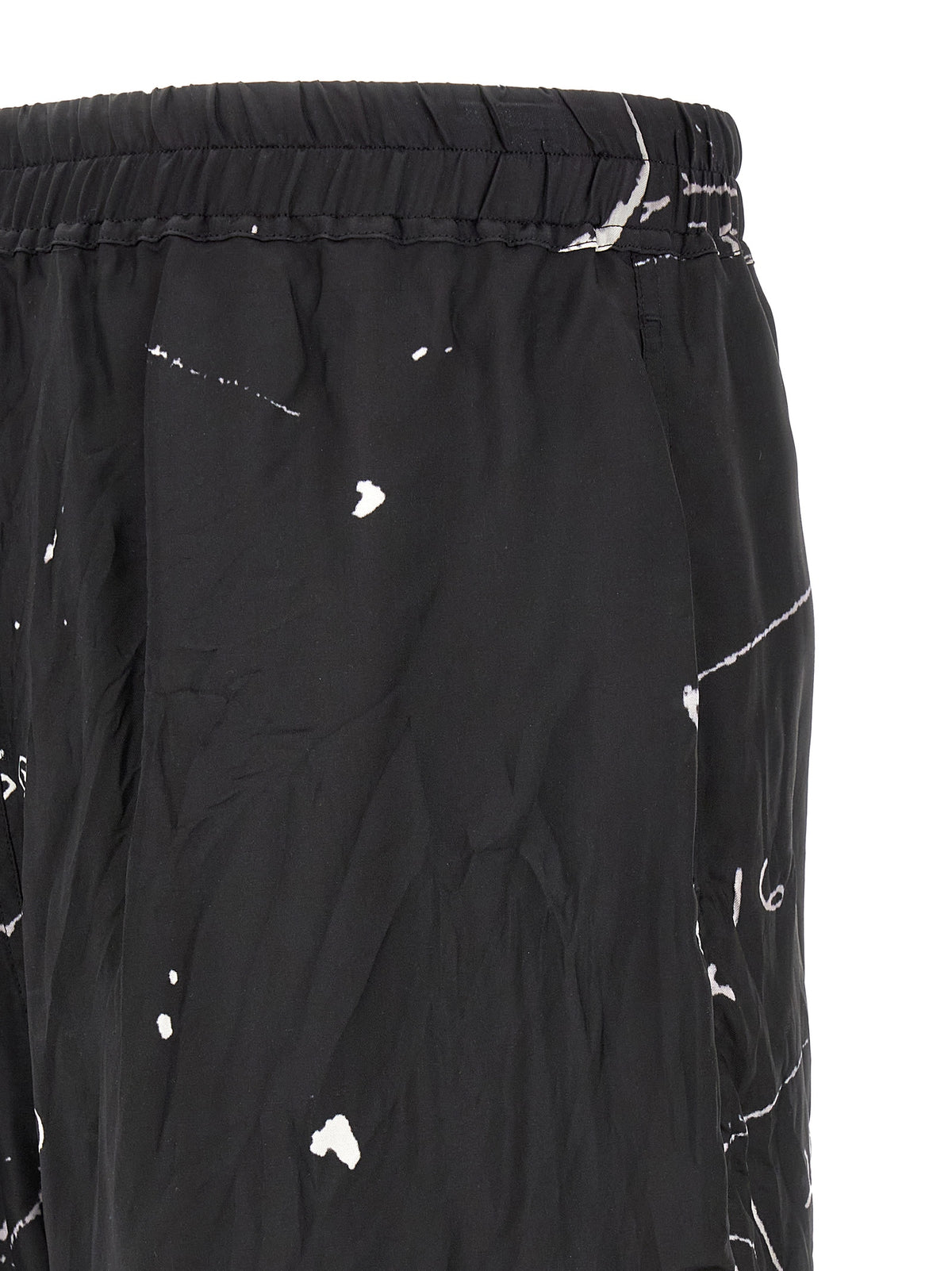 Shorts Bermudes Bicolores en Viscose Rick Owens