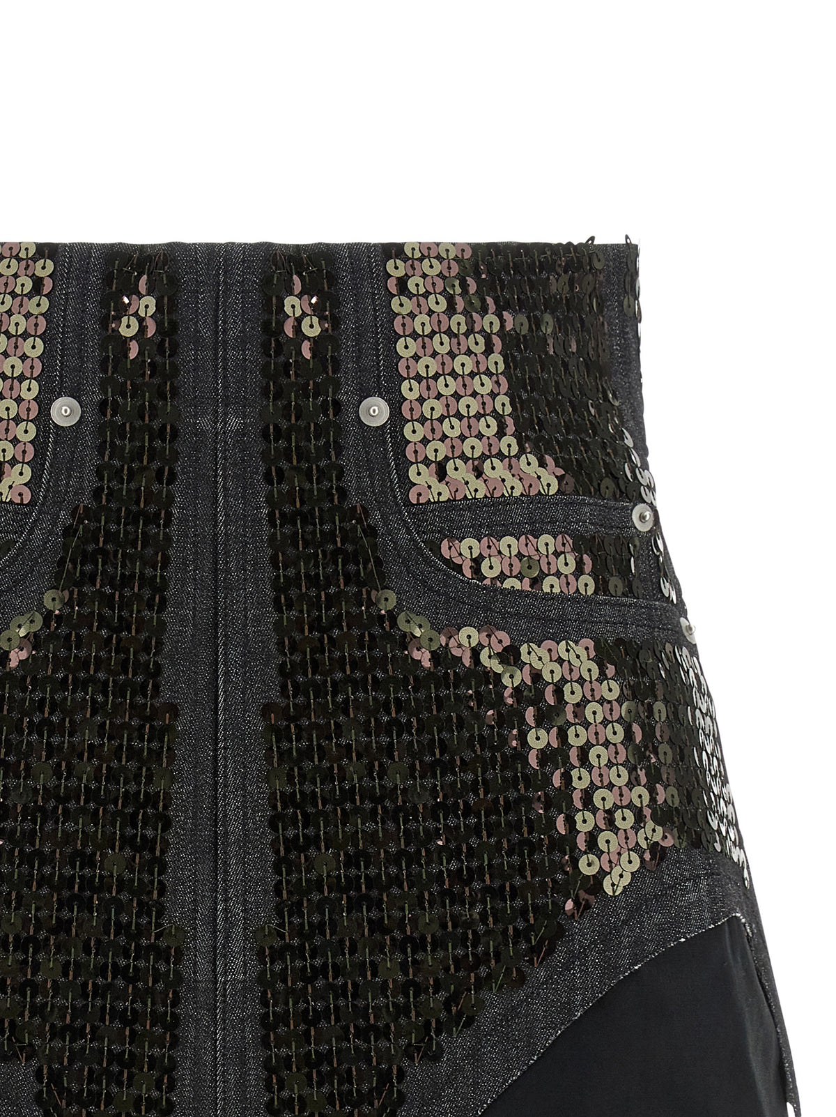 Shorts Bermudas Rick Owens en Coton Noir
