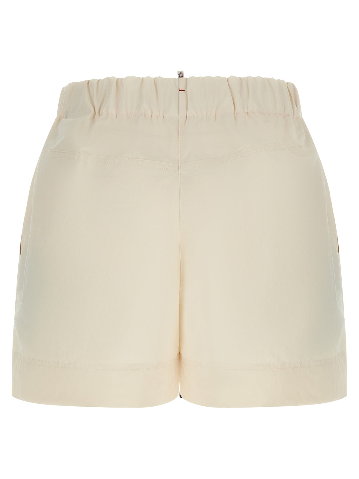 Short de sport en polyester blanc Moncler Grenoble