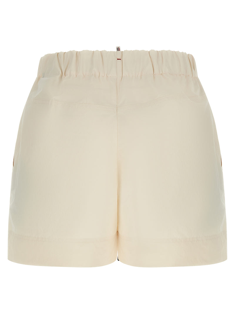 Moncler Grenoble White Polyester Bermuda Shorts