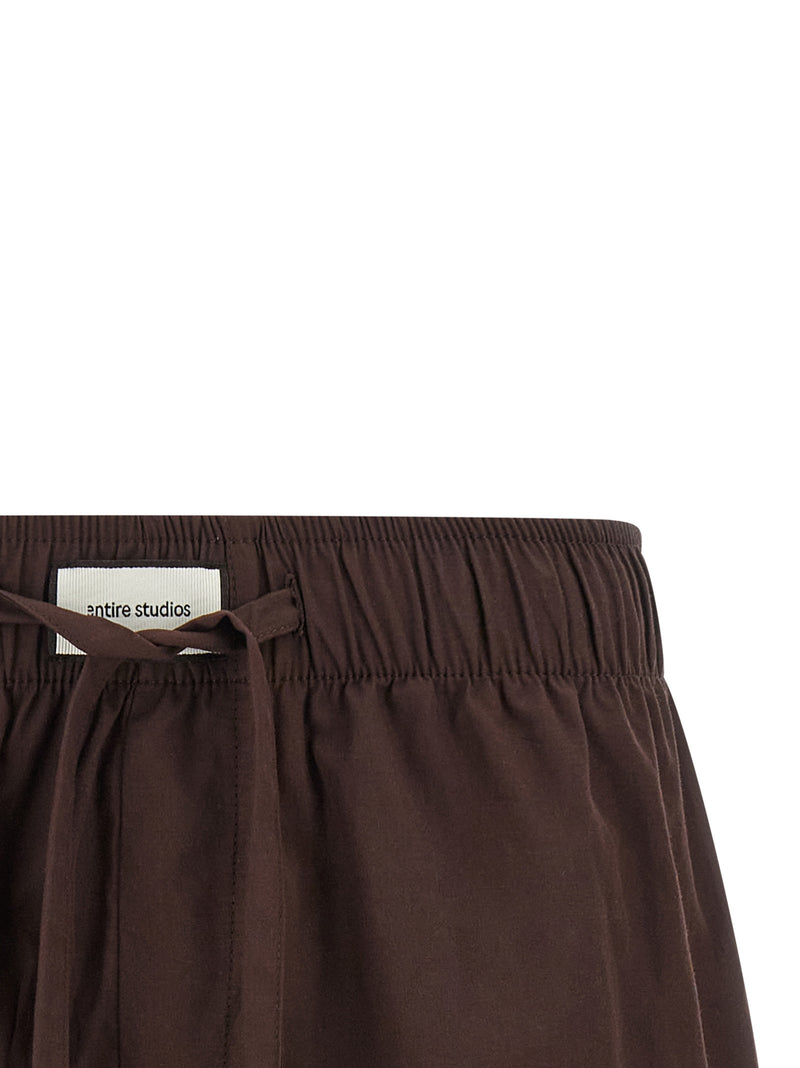 Shorts bermuda Entire Studios en coton marron