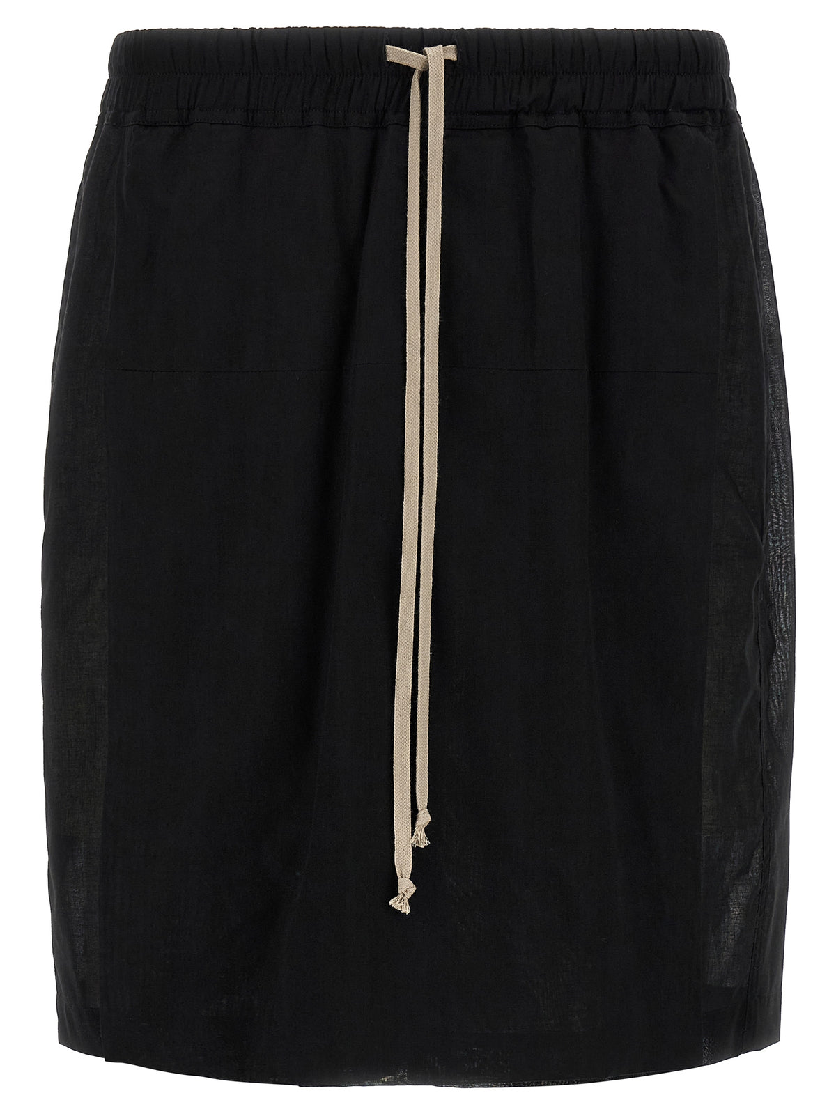 Rick Owens Kiltshorts en Coton Noir