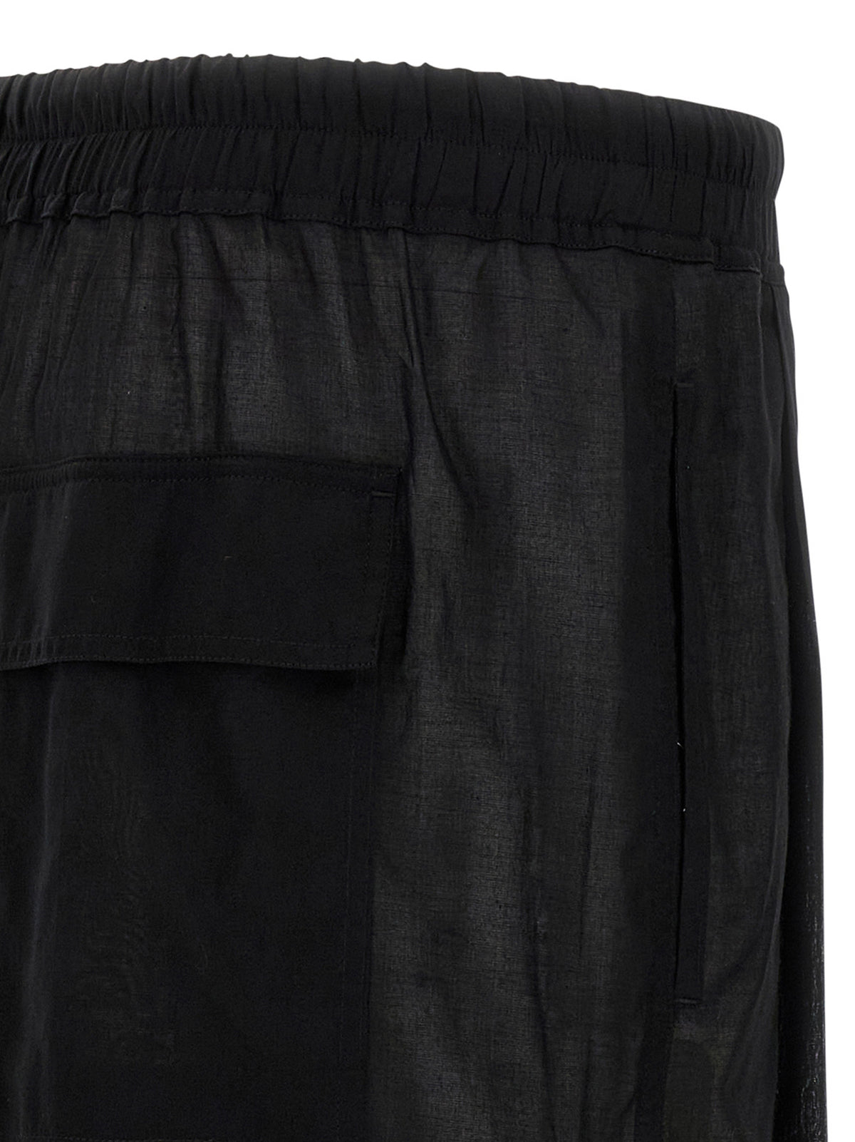 Rick Owens Kiltshorts en Coton Noir