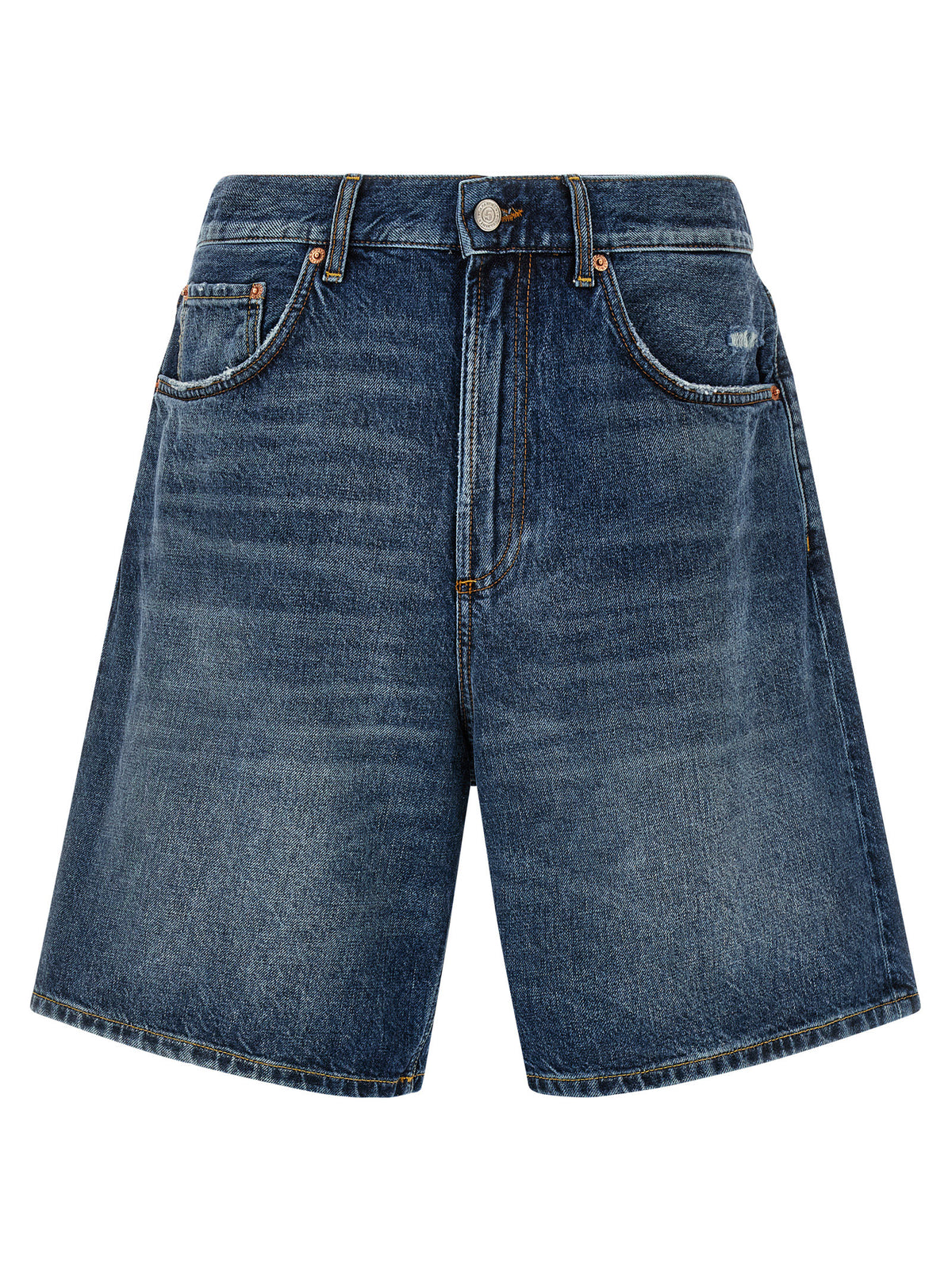 Short Bermuda en coton bleu du Département 5