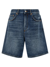 Short Bermuda en coton bleu du Département 5