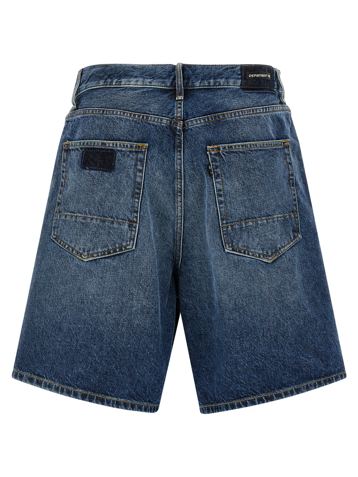 Short Bermuda en coton bleu du Département 5