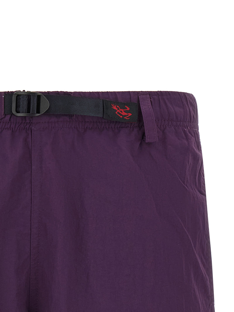Shorts Bermudas Gramicci en nylon violet