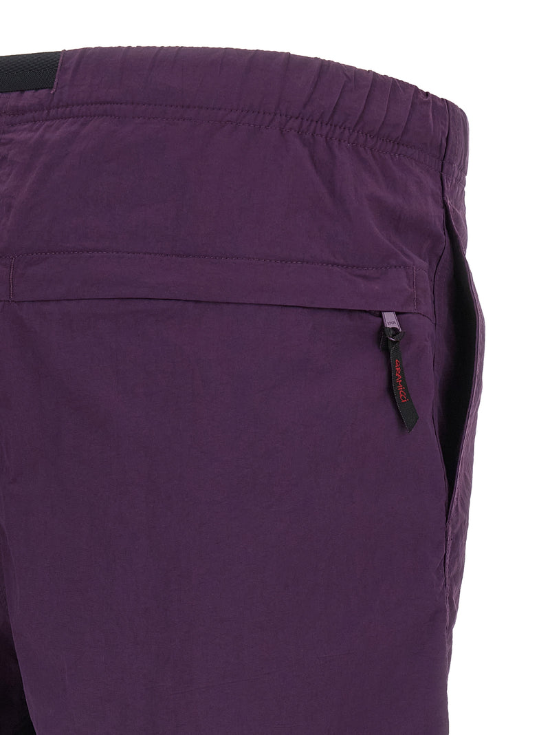 Shorts Bermudas Gramicci en nylon violet