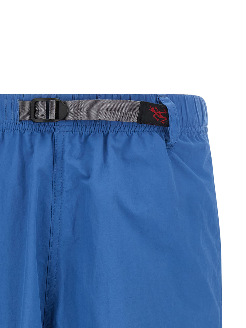Shorts Bermudas en Nylon Bleu Gramicci