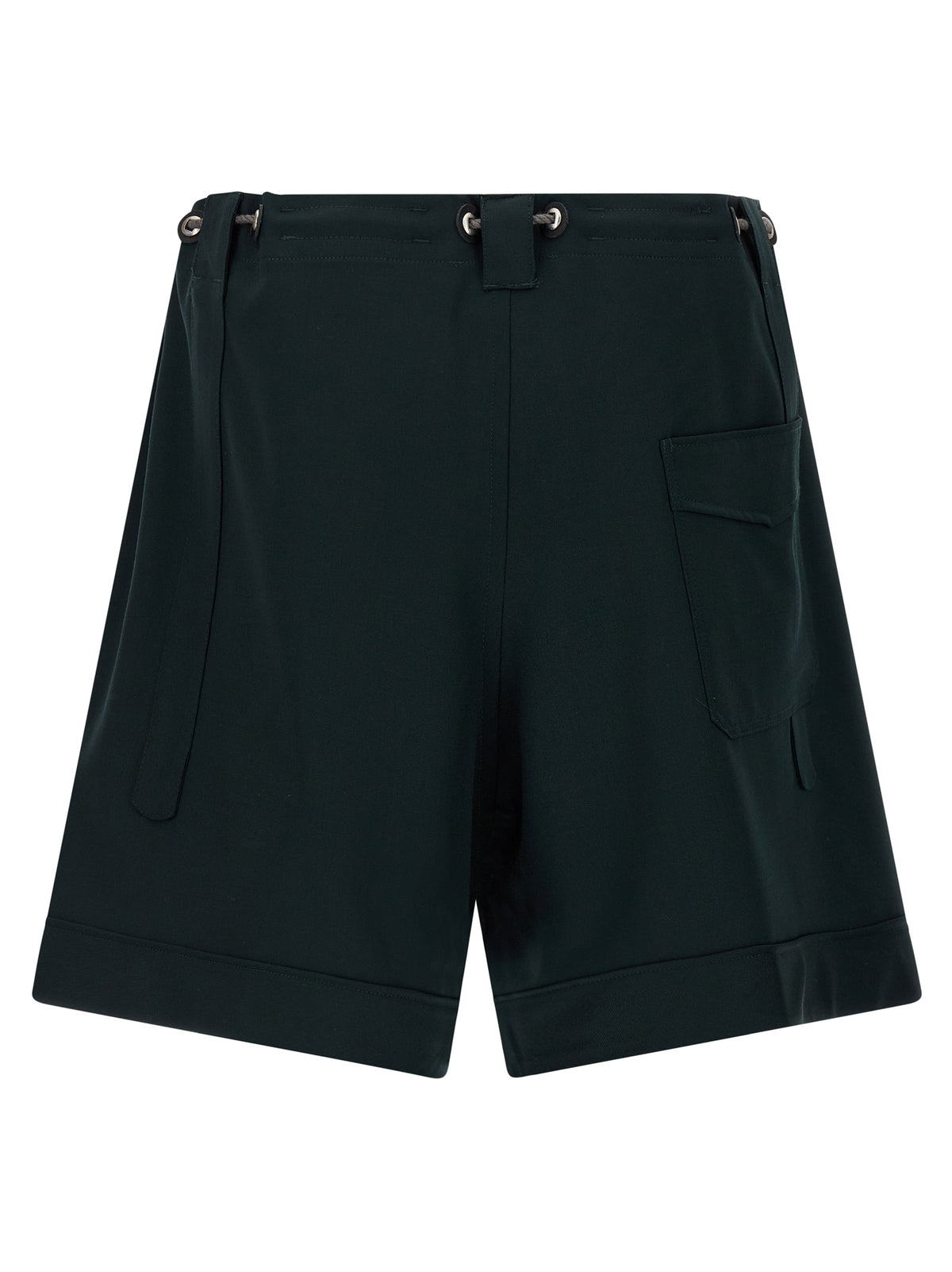 Kiko Kostadinov Bicolor Virgin Wool Bermuda Shorts