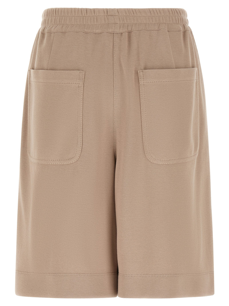 Shorts Bermudas Brunello Cucinelli marron en coton