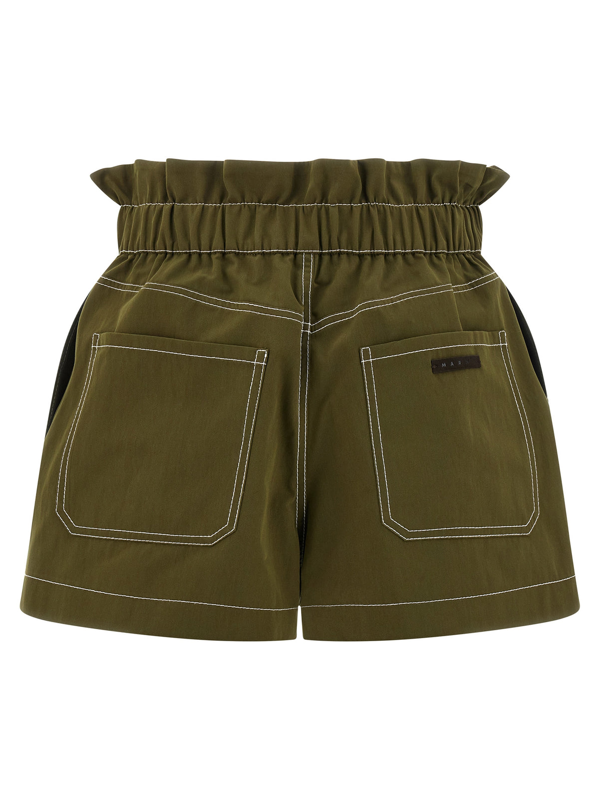 Marni Bicolor Cotton Bermuda Shorts - Chic and Functional