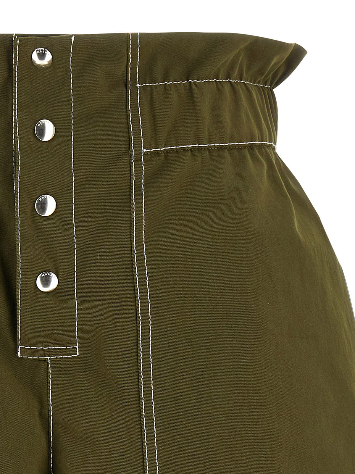 Marni Bicolor Cotton Bermuda Shorts - Chic and Functional