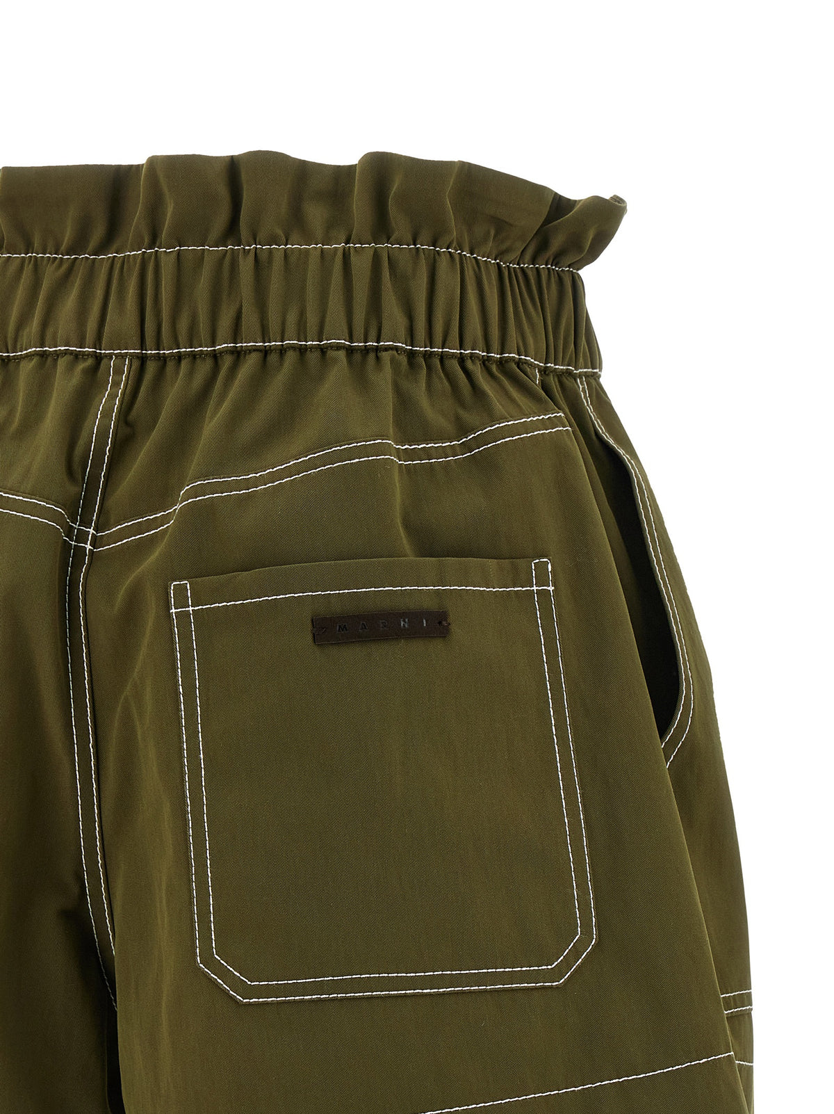 Marni Bicolor Cotton Bermuda Shorts - Chic and Functional