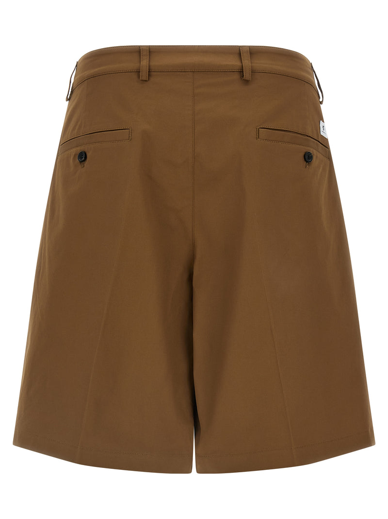 Department 5 Brown Cotton Bermuda Shorts