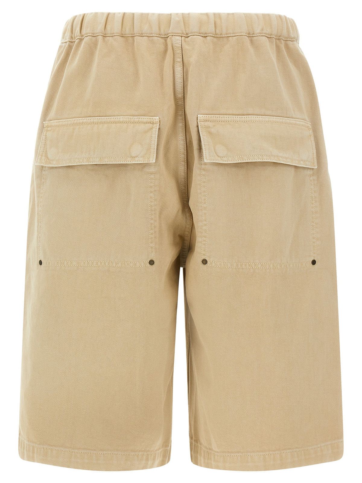 Entire Studios Beige Cotton Bermuda Shorts