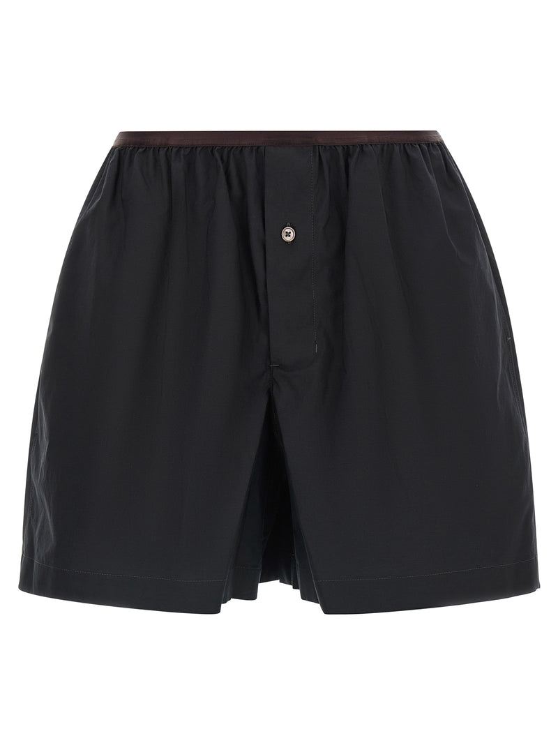 Short long gris en coton Lemaire
