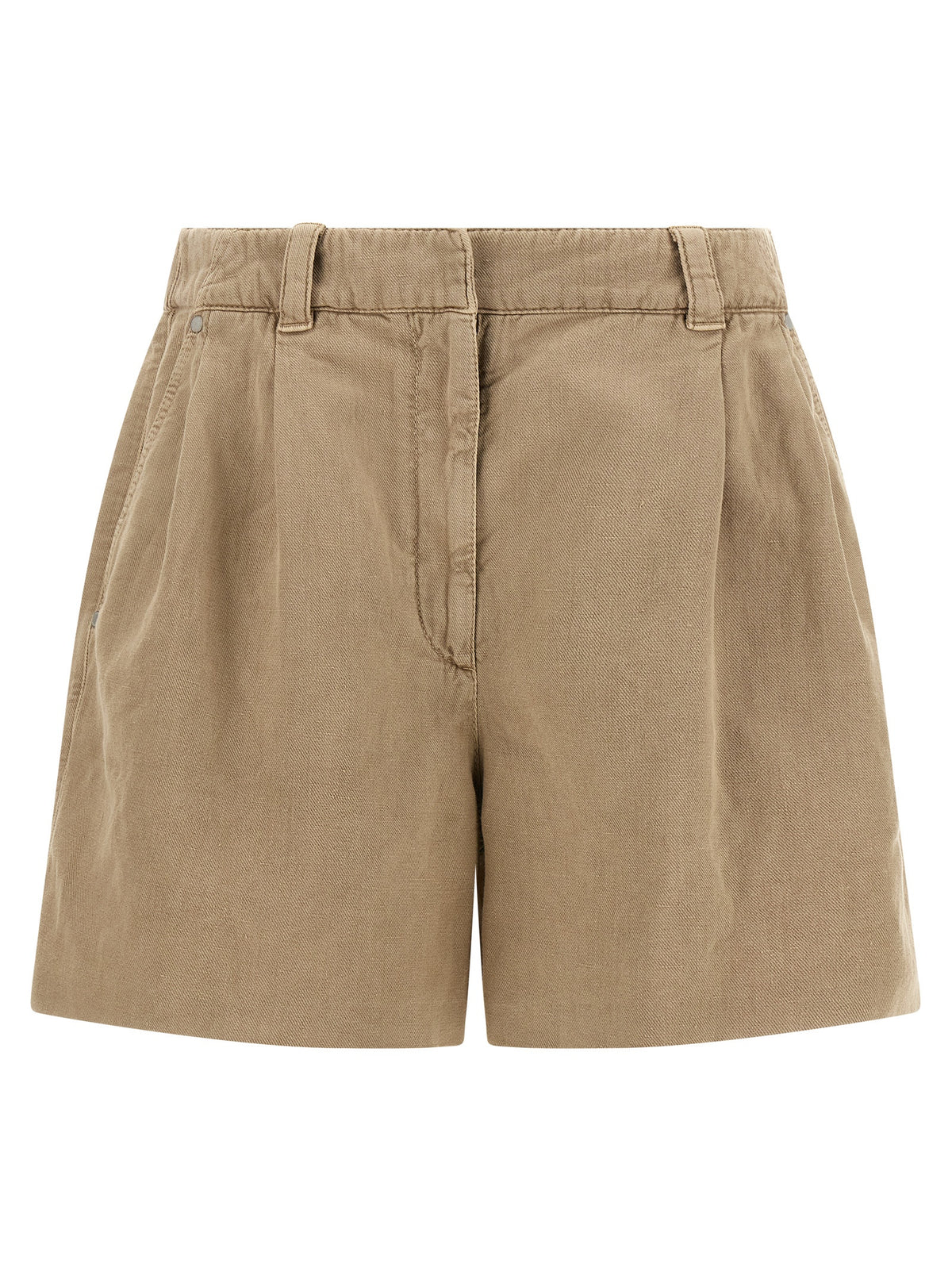 Short en coton beige Brunello Cucinelli