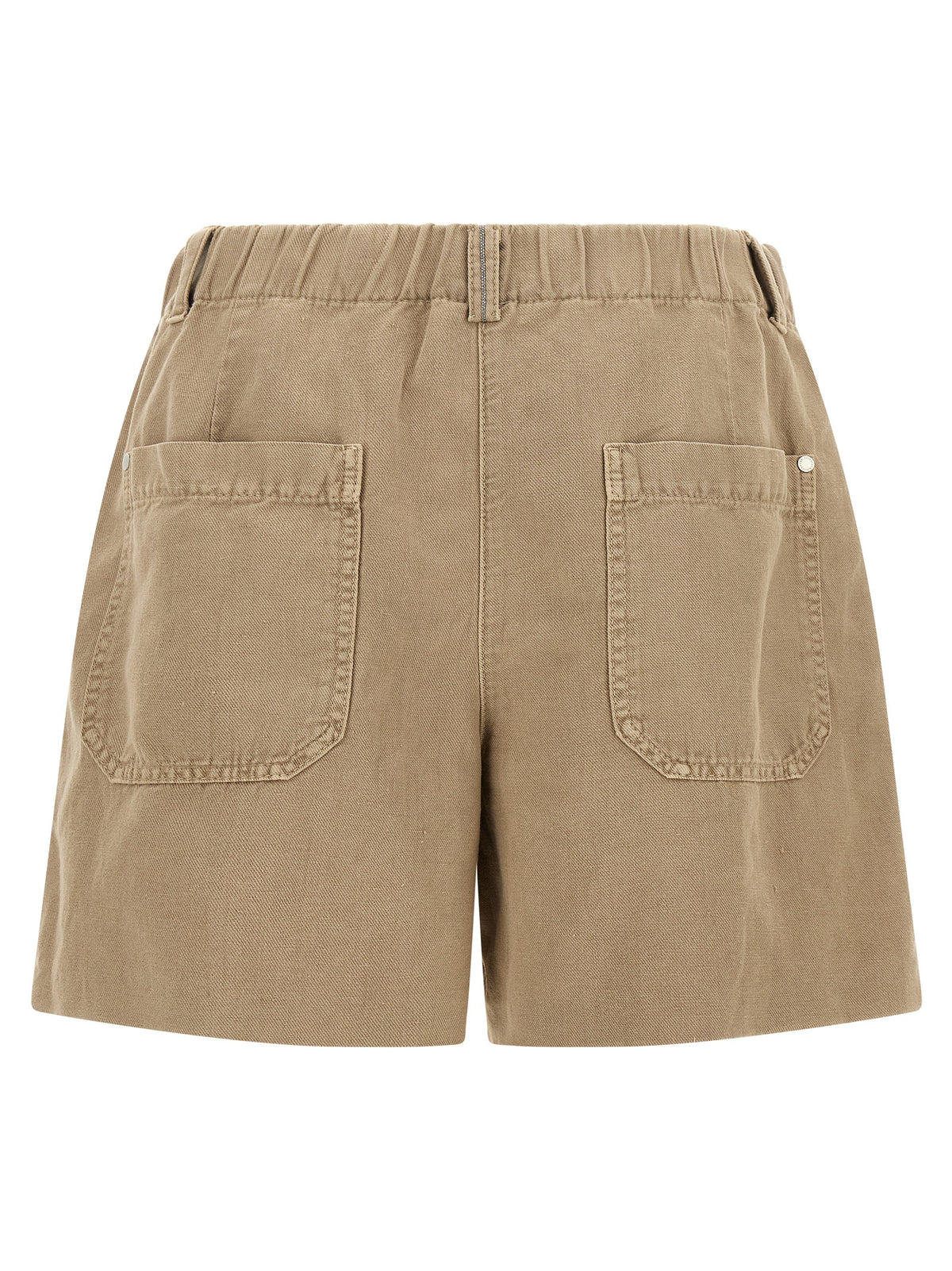 Short en coton beige Brunello Cucinelli