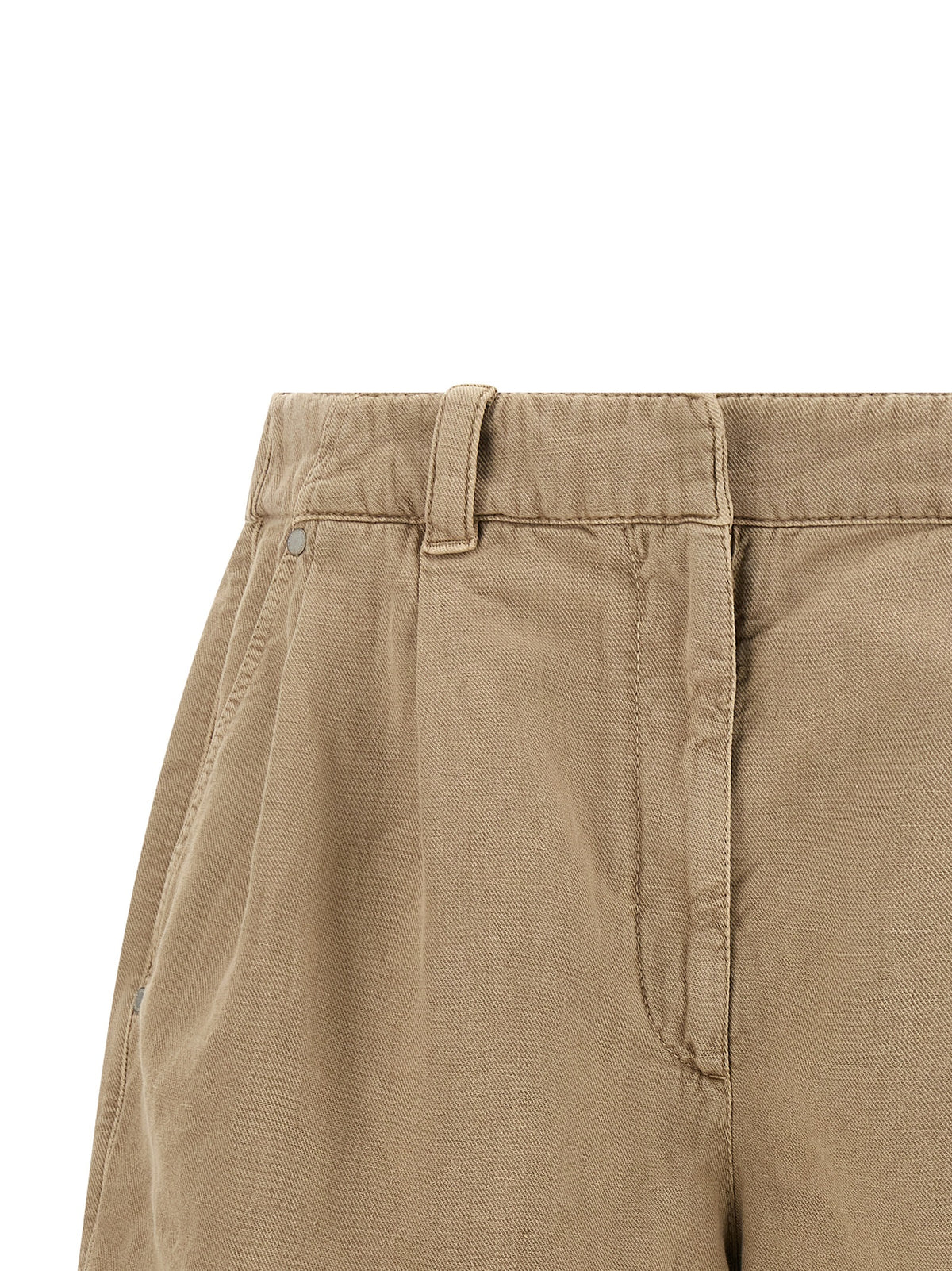 Short en coton beige Brunello Cucinelli