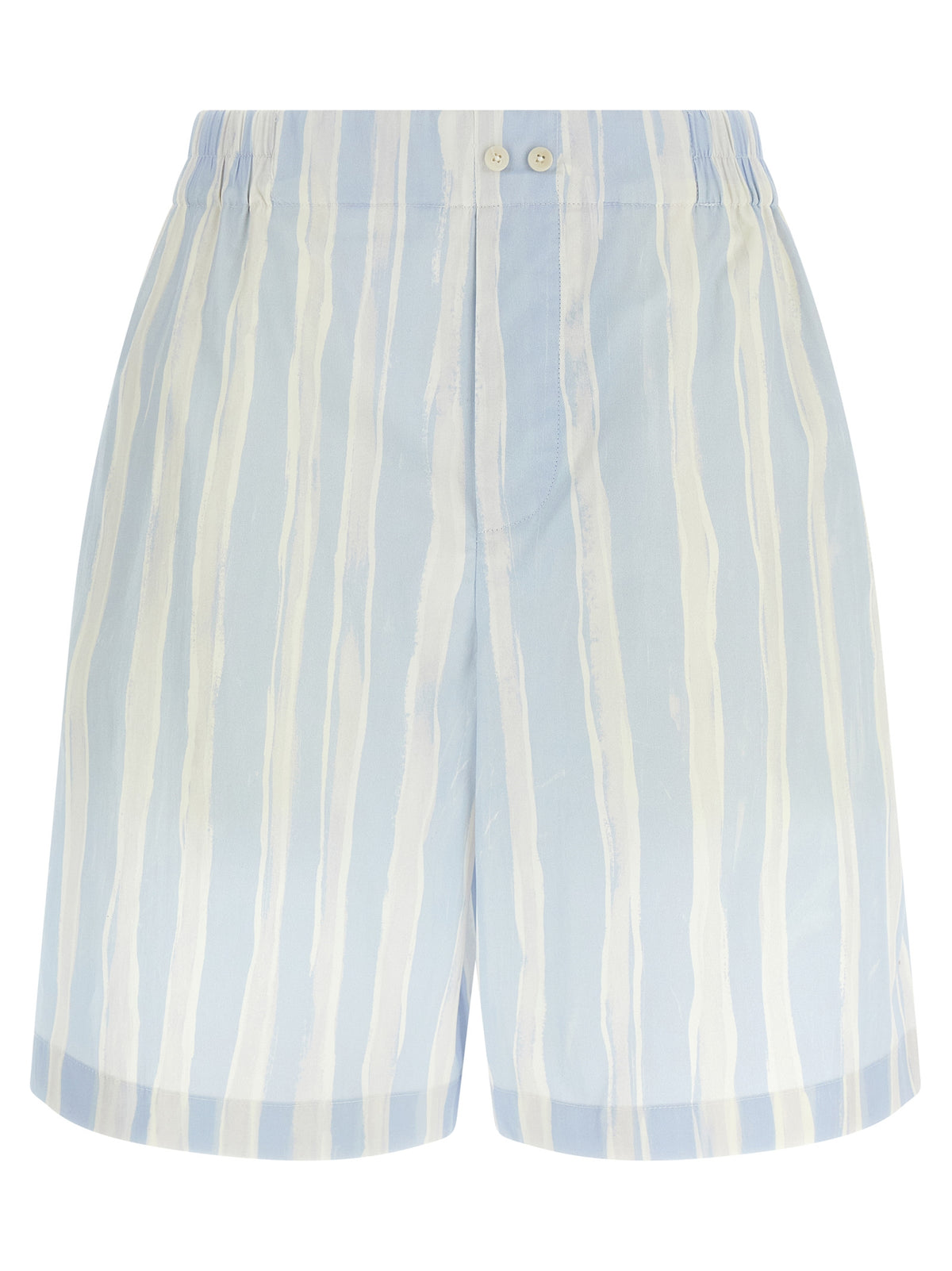 Jacquemus Le Short Caleçon Blue Linen Bermuda Shorts
