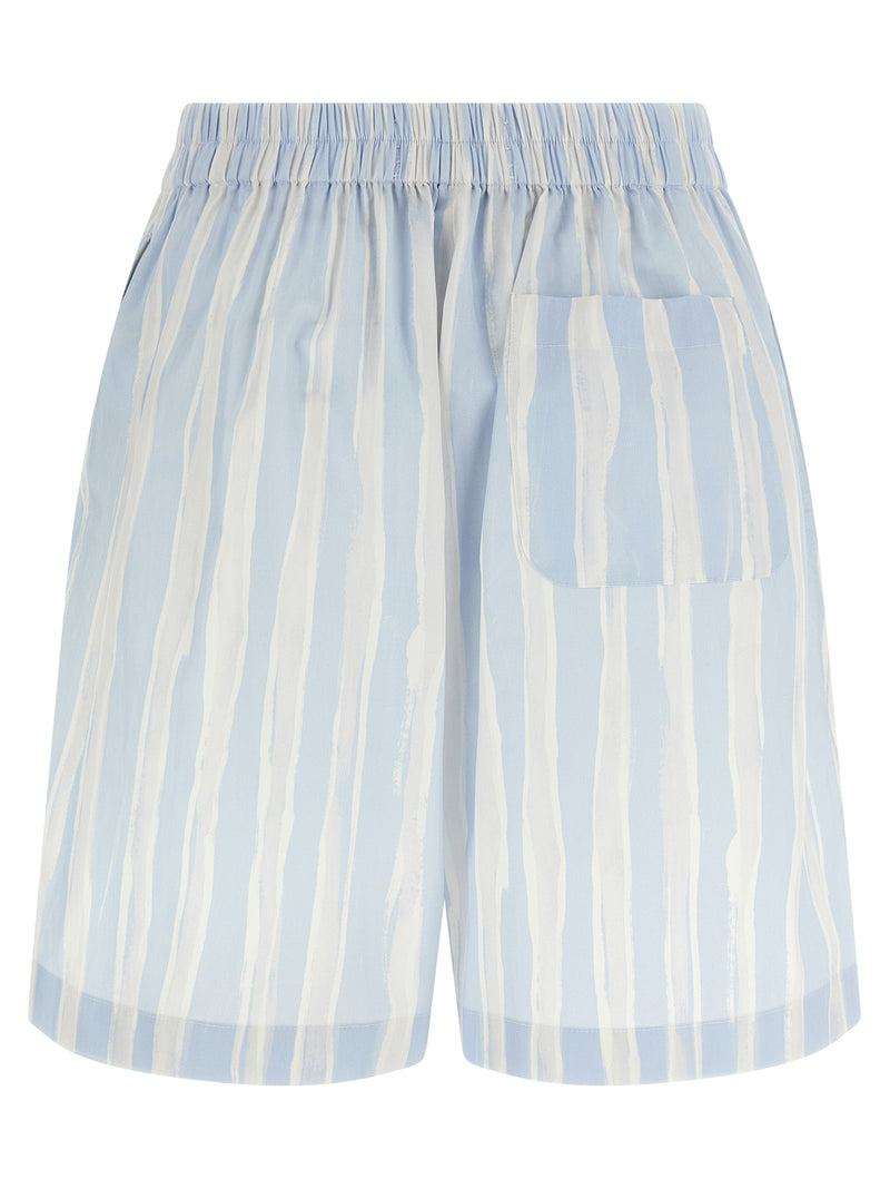 Jacquemus Le Short Caleçon Blue Linen Bermuda Shorts