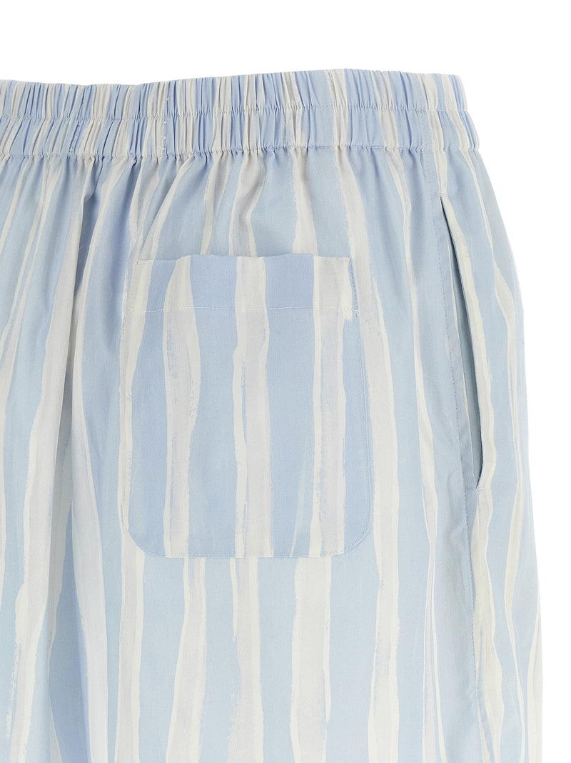 Jacquemus Le Short Caleçon Blue Linen Bermuda Shorts