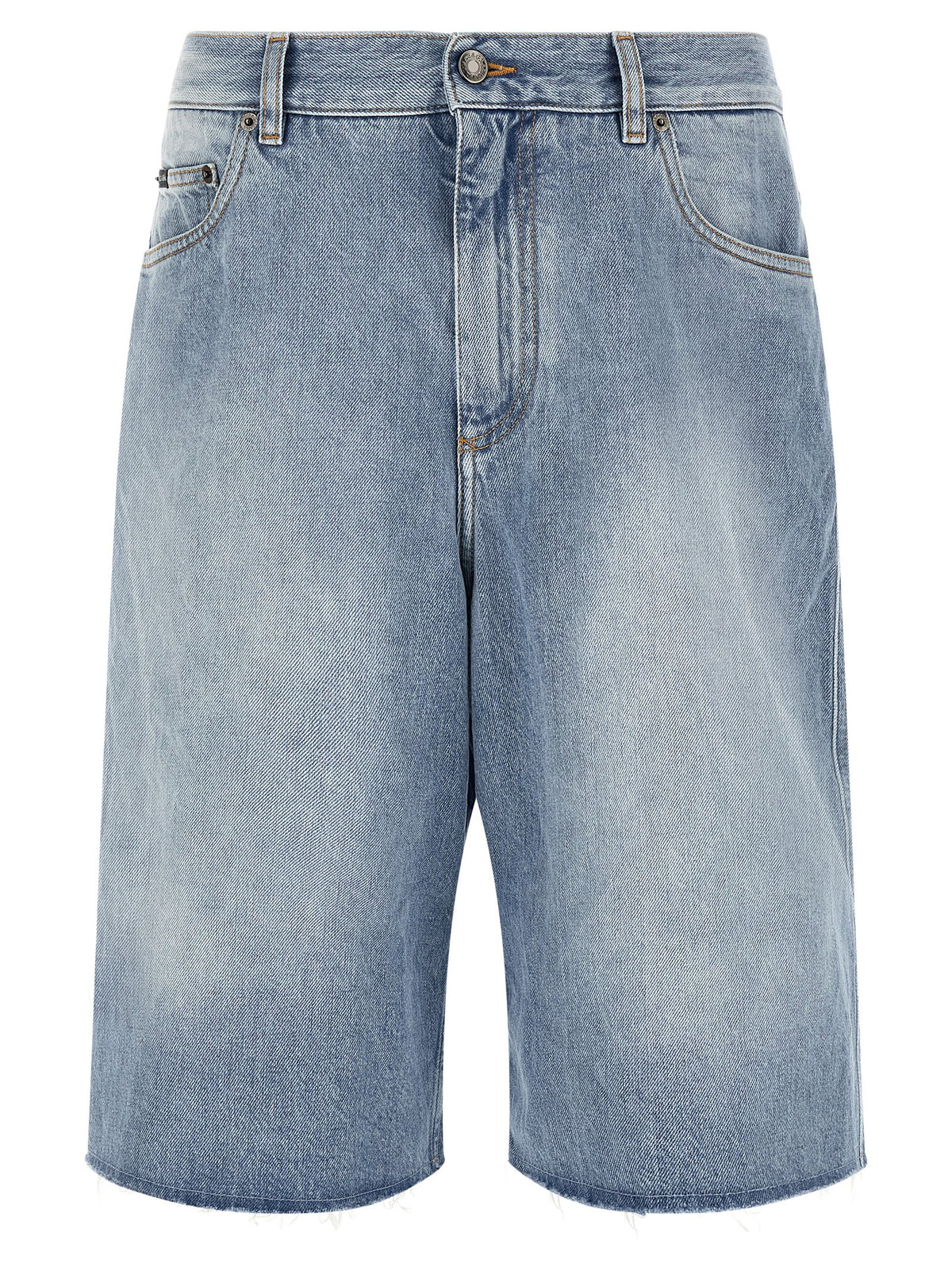 Shorts Bermuda en coton bleu Dolce & Gabbana