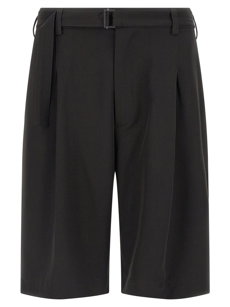 CELLAR DOOR Black Polyester Bermuda Shorts