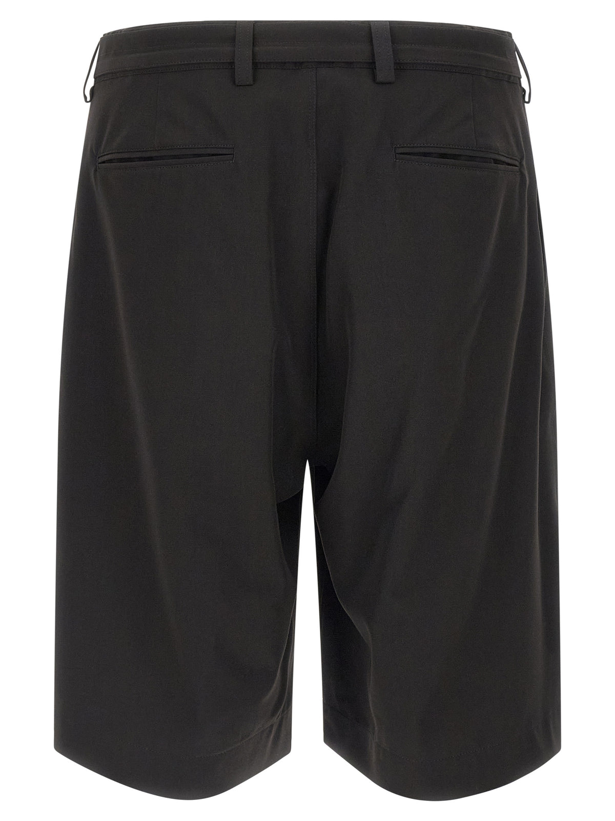 CELLAR DOOR Black Polyester Bermuda Shorts