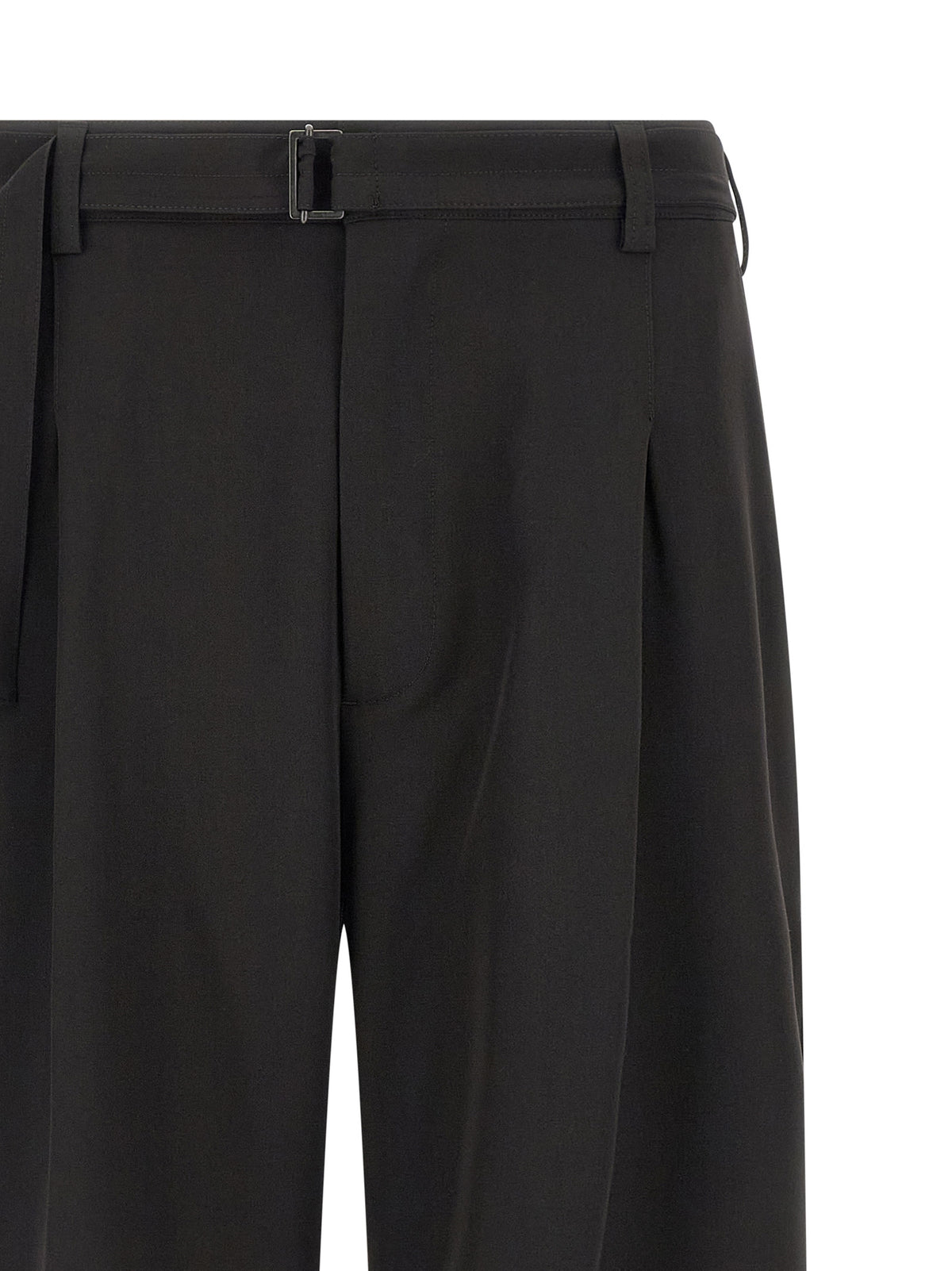CELLAR DOOR Black Polyester Bermuda Shorts