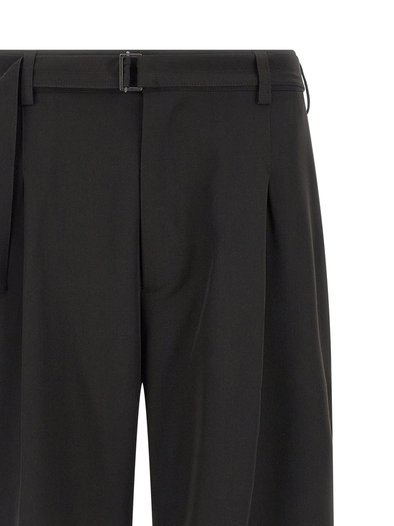 CELLAR DOOR Black Polyester Bermuda Shorts
