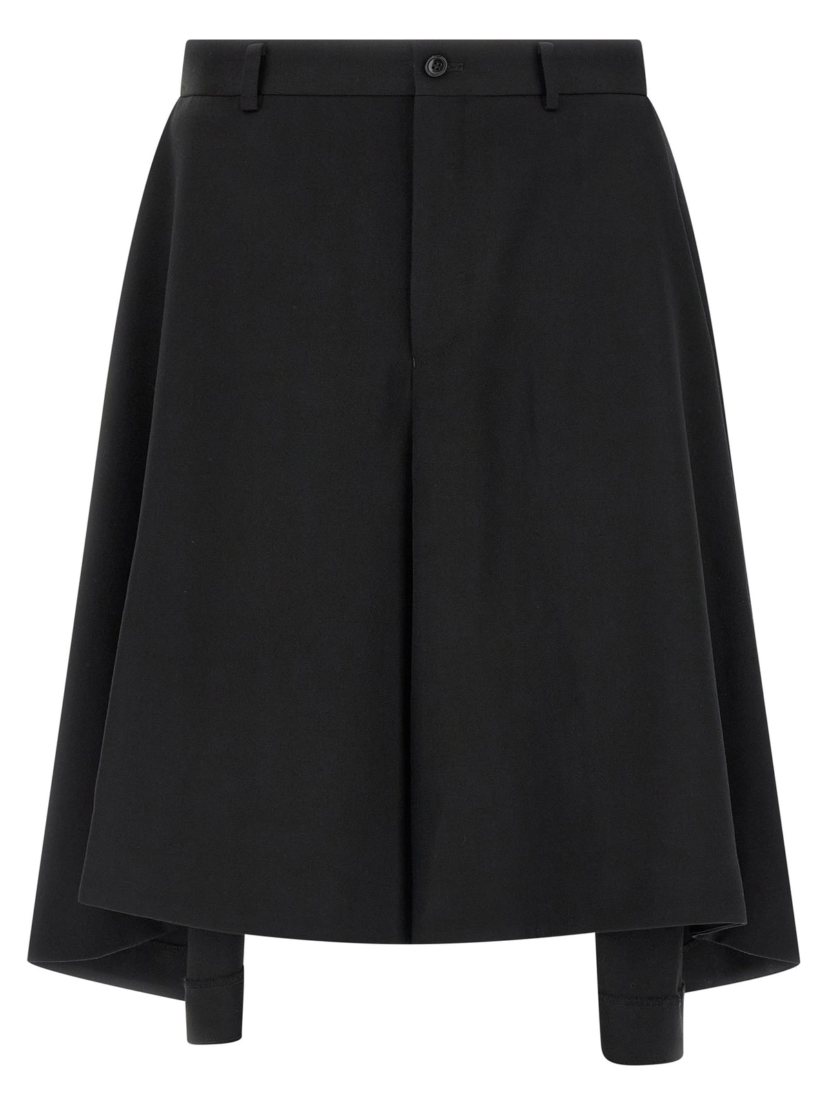 Shorts Bermudas Comme Des Garçons en Laine Noire
