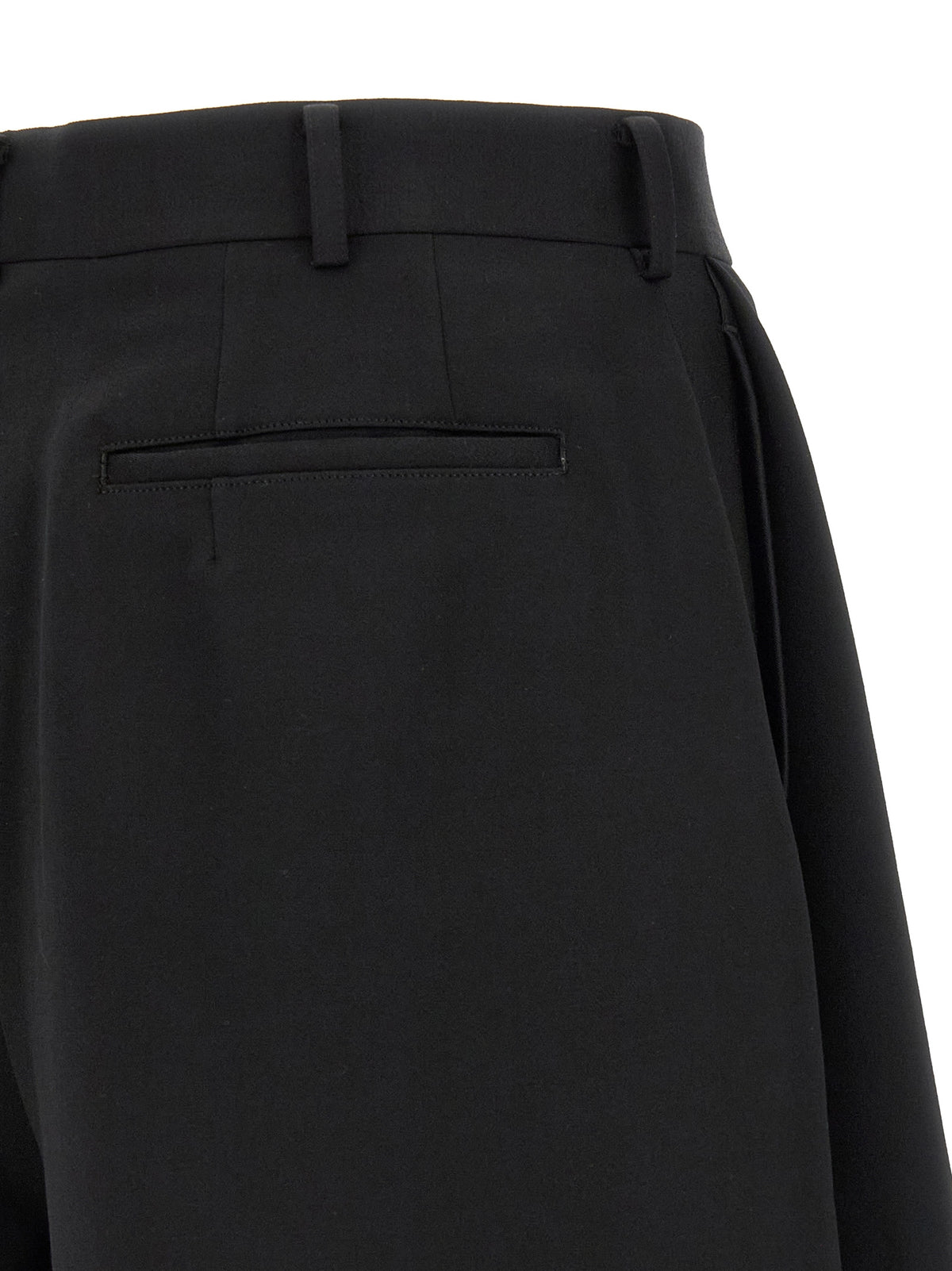 Shorts Bermudas Comme Des Garçons en Laine Noire