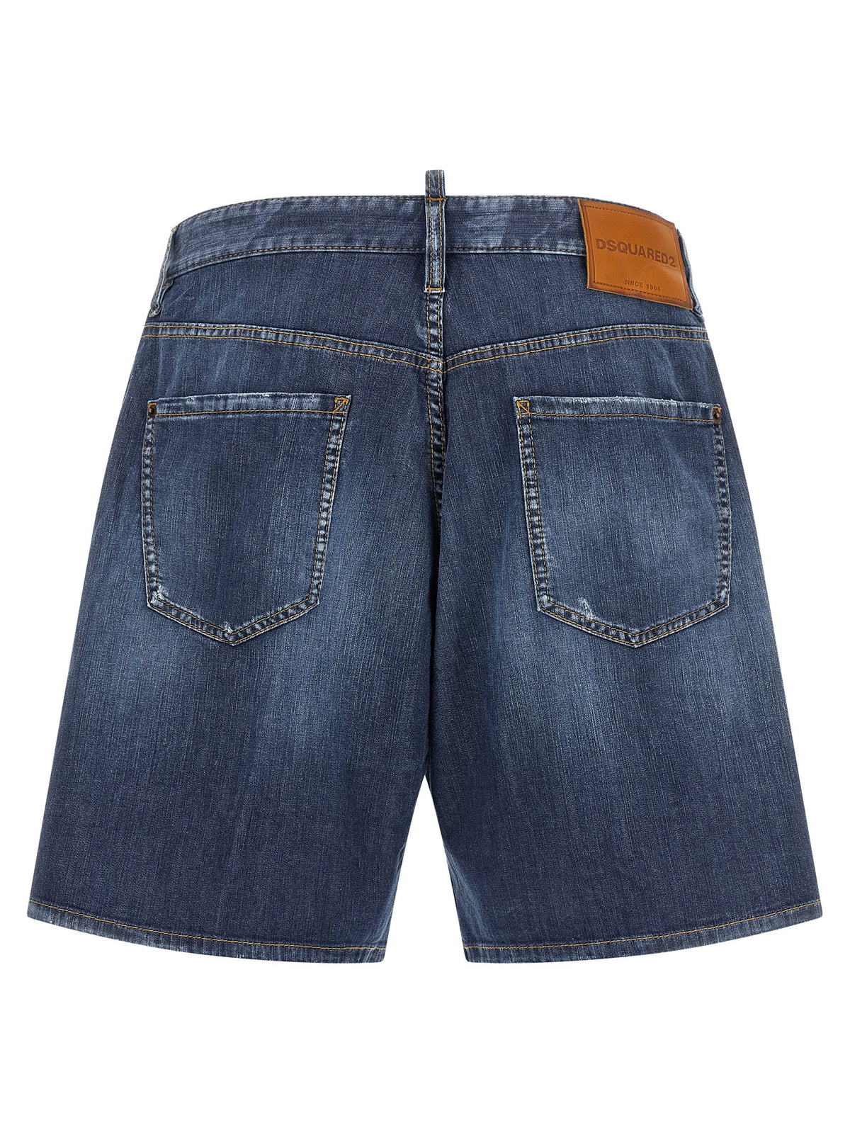 Short bermuda en coton bleu Dsquared²