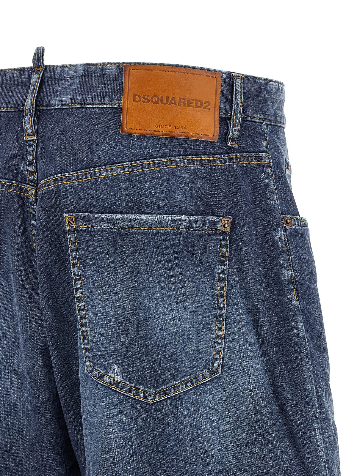 Short bermuda en coton bleu Dsquared²