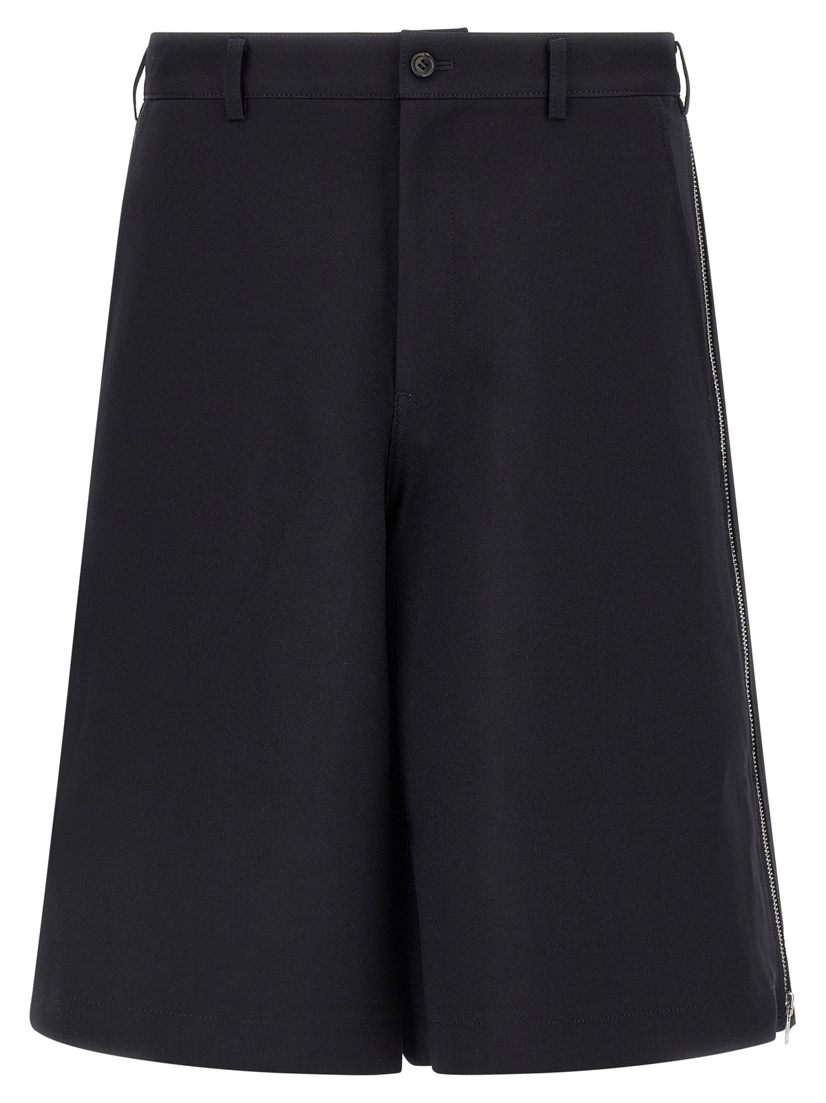 Short bermuda bleu en polyester Comme des Garçons